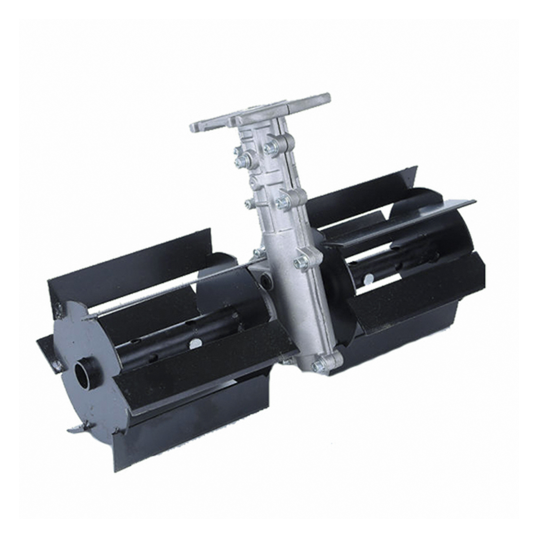 Balwaan 28mm Straight Type Tiller Attachment (14 Inch) - Silver