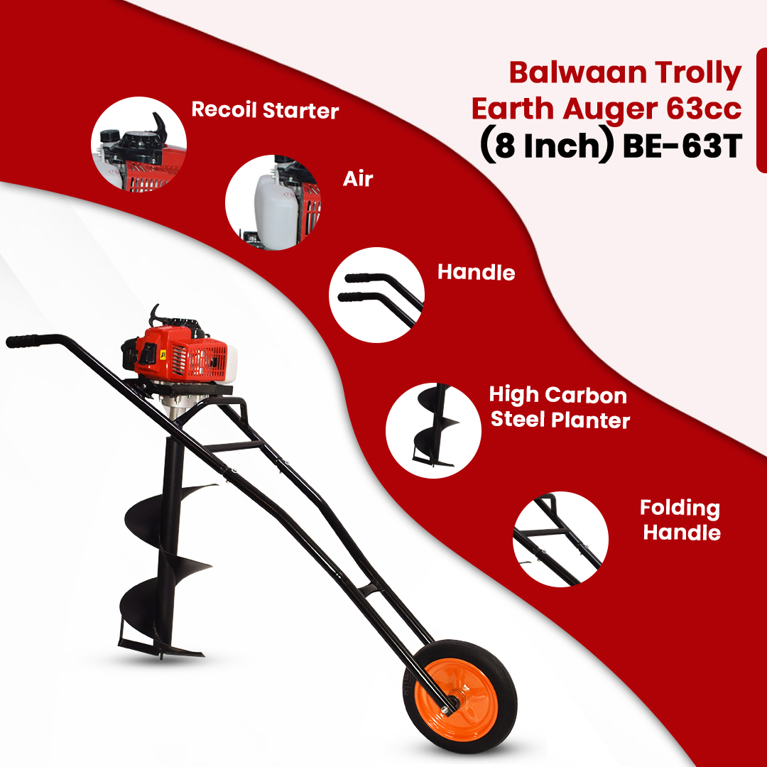 Balwaan-trolly-earth-auger-machine