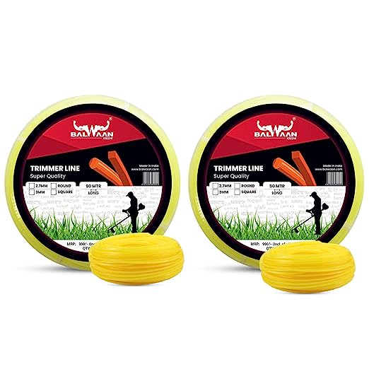 Nylon Rope (Pack of 2) 3mm 50 Meter - Round