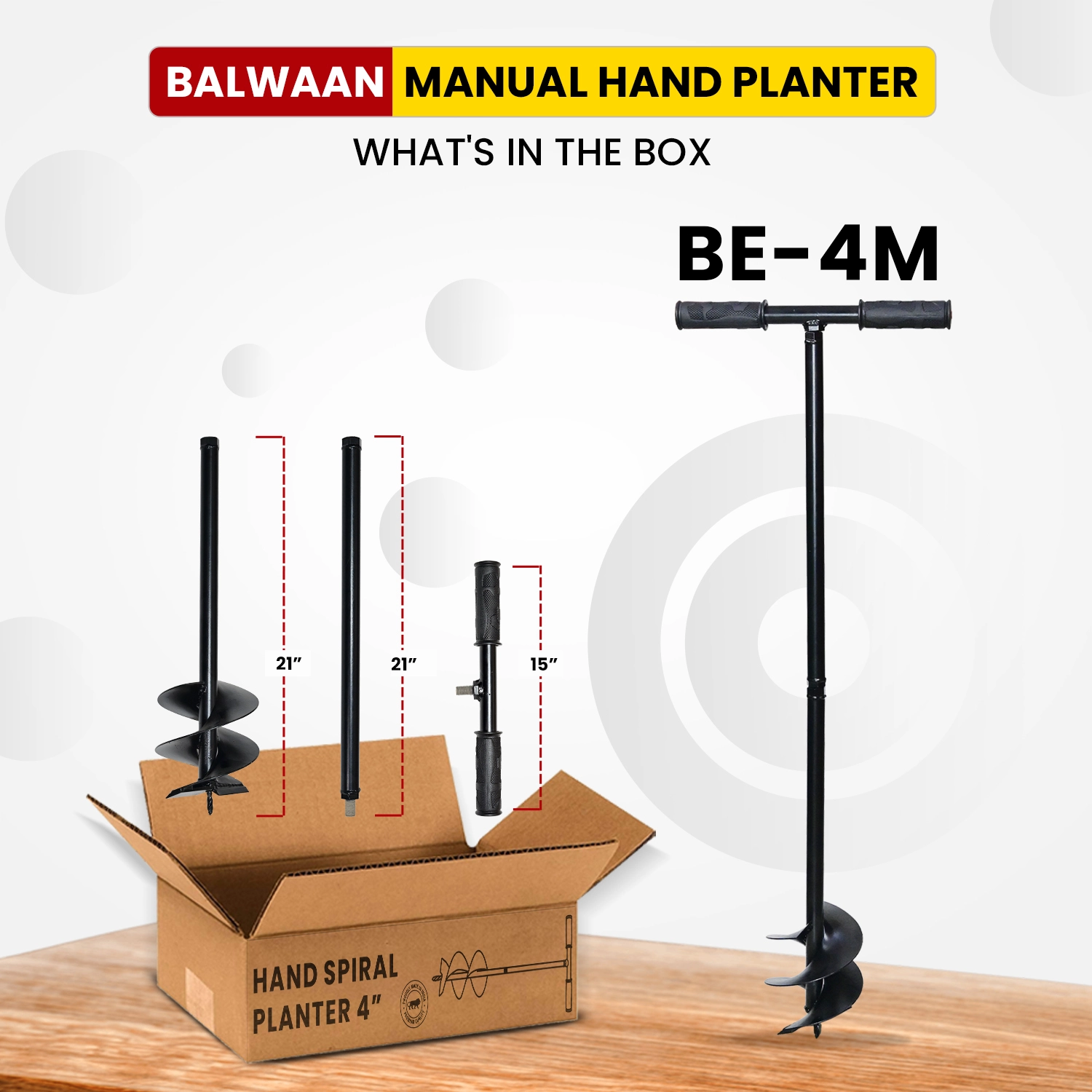 Balwaan-manual-earth-auger-machine
