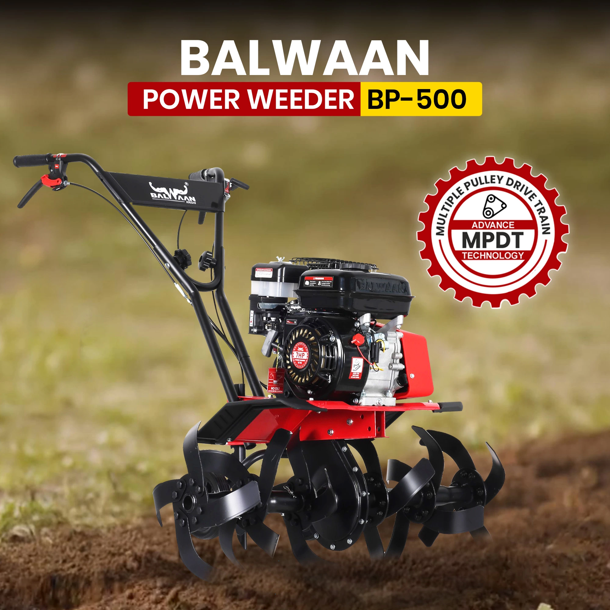 7 HP-Power-Weeder-Machine