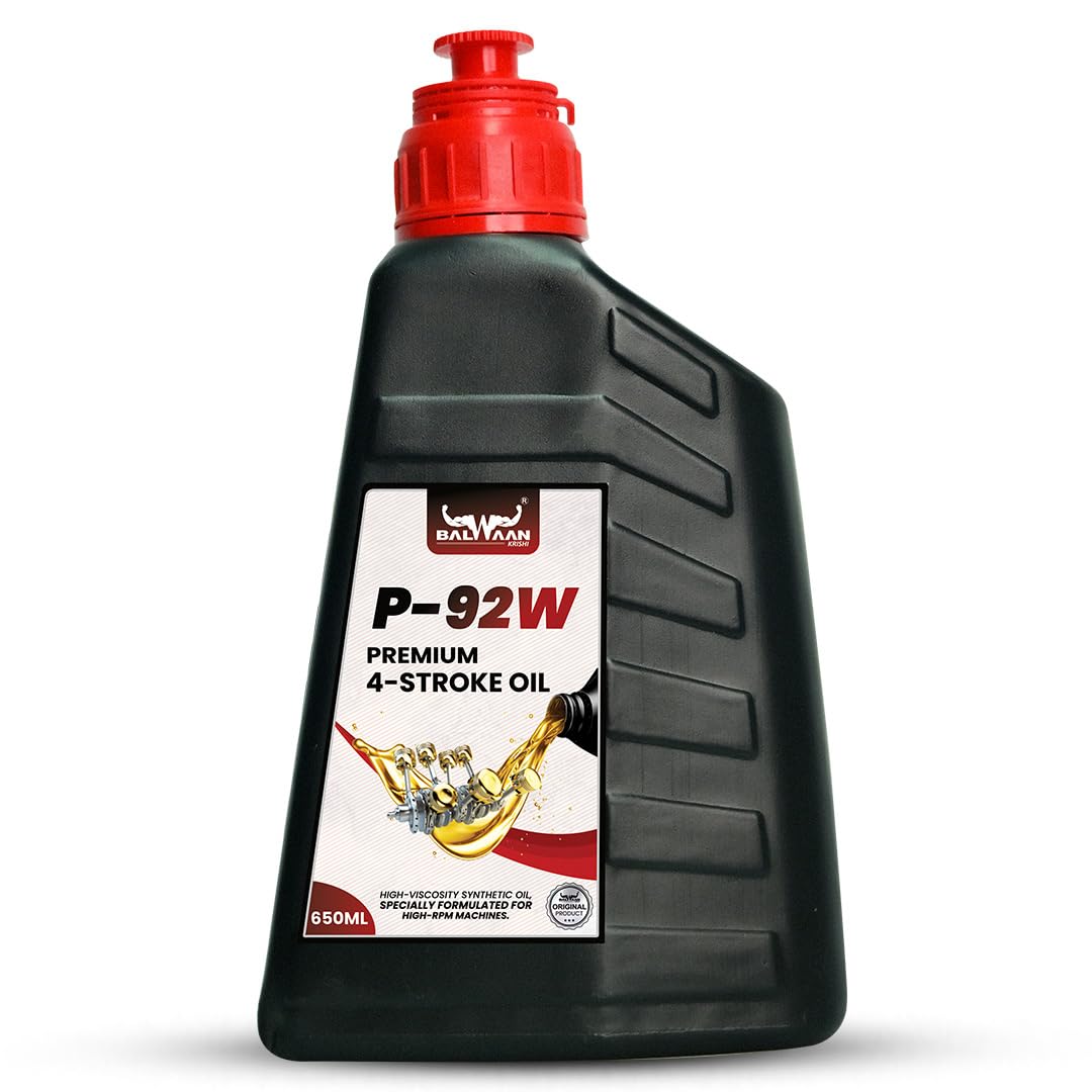 Balwaan Krishi Premium 4-Stroke Engine Oil (P-92W)| 650ml | High Heat Stability | Rust Guard